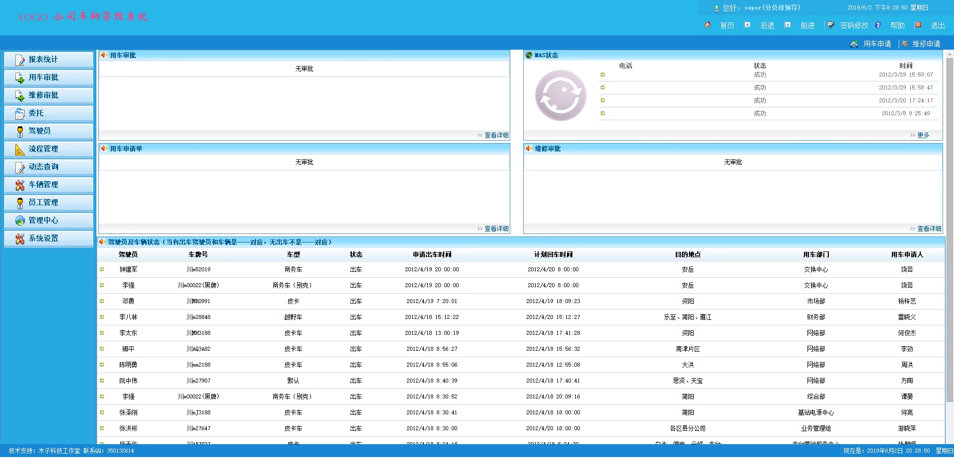 基于ASP.NET大型车辆管理系统源码